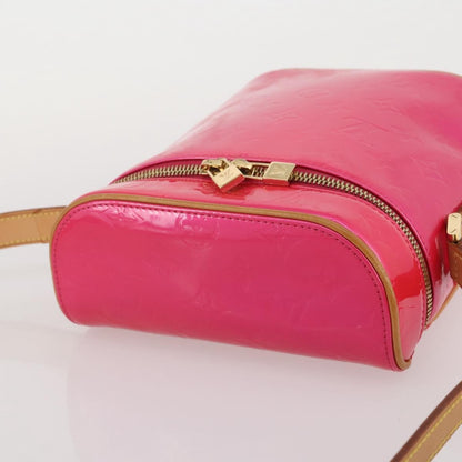 Louis Vuitton Sullivan Monogram Vernis, Pink, Patent Leather, Shoulder Bag