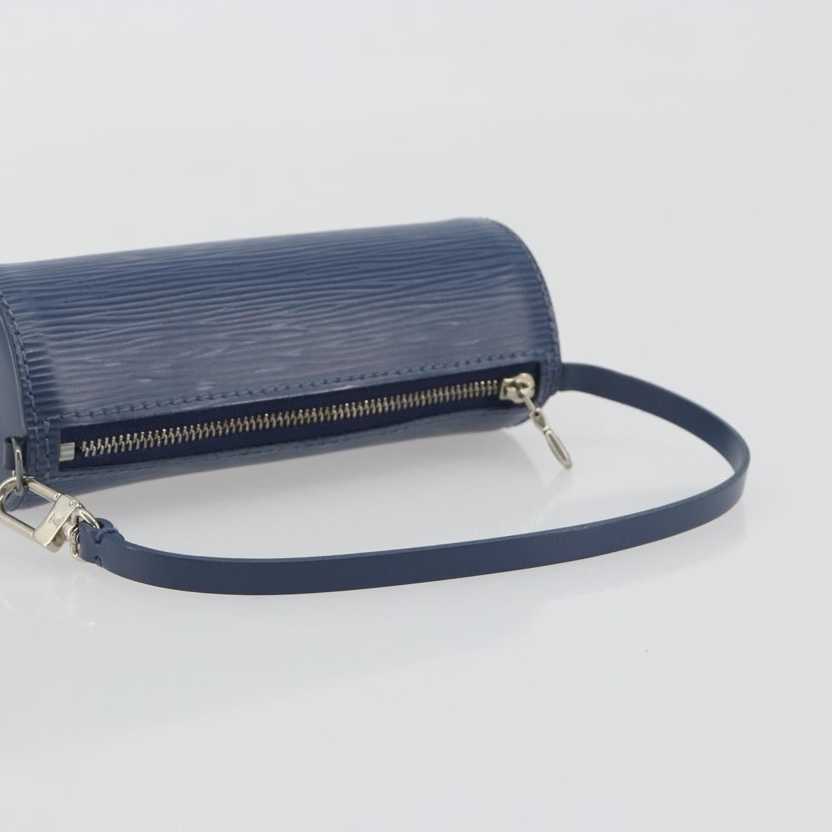 Louis Vuitton Soufflot Pochette Epi Leather, Blue, Leather, Clutch