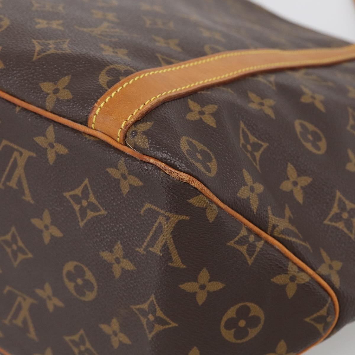 Louis Vuitton Shopping Sac Monogram Canvas, Brown, Canvas, Handbag