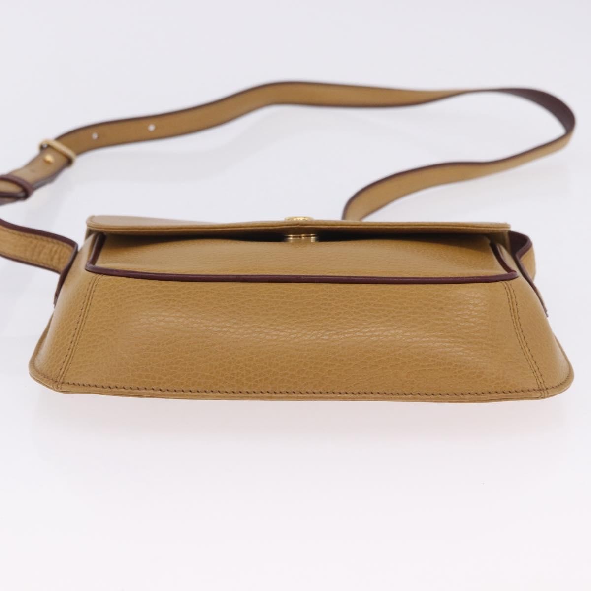 Cartier Must de Cartier Leather, Beige, Leather, Shoulder Bag
