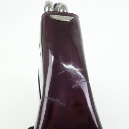 Christian Dior Handbag Leather, Purple, Patent Leather, Handbag