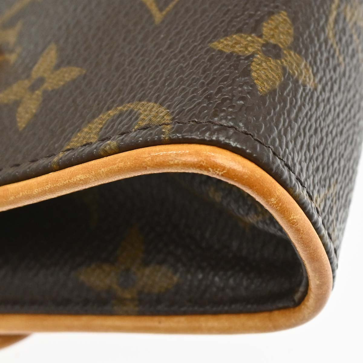 Louis Vuitton Florentine Waist Monogram Canvas, Brown, Canvas, Clutch