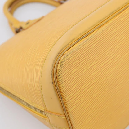 Louis Vuitton Vintage Alma Epi Leather, Yellow, Leather, Handbag