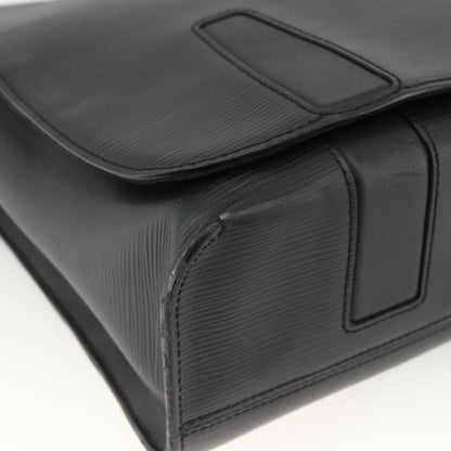 Louis Vuitton Harrington Messenger Epi Leather, Black, Leather, Handbag