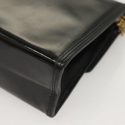 Chanel CC Envelope Flap Patent Leather, Black, Patent Leather, Clutch