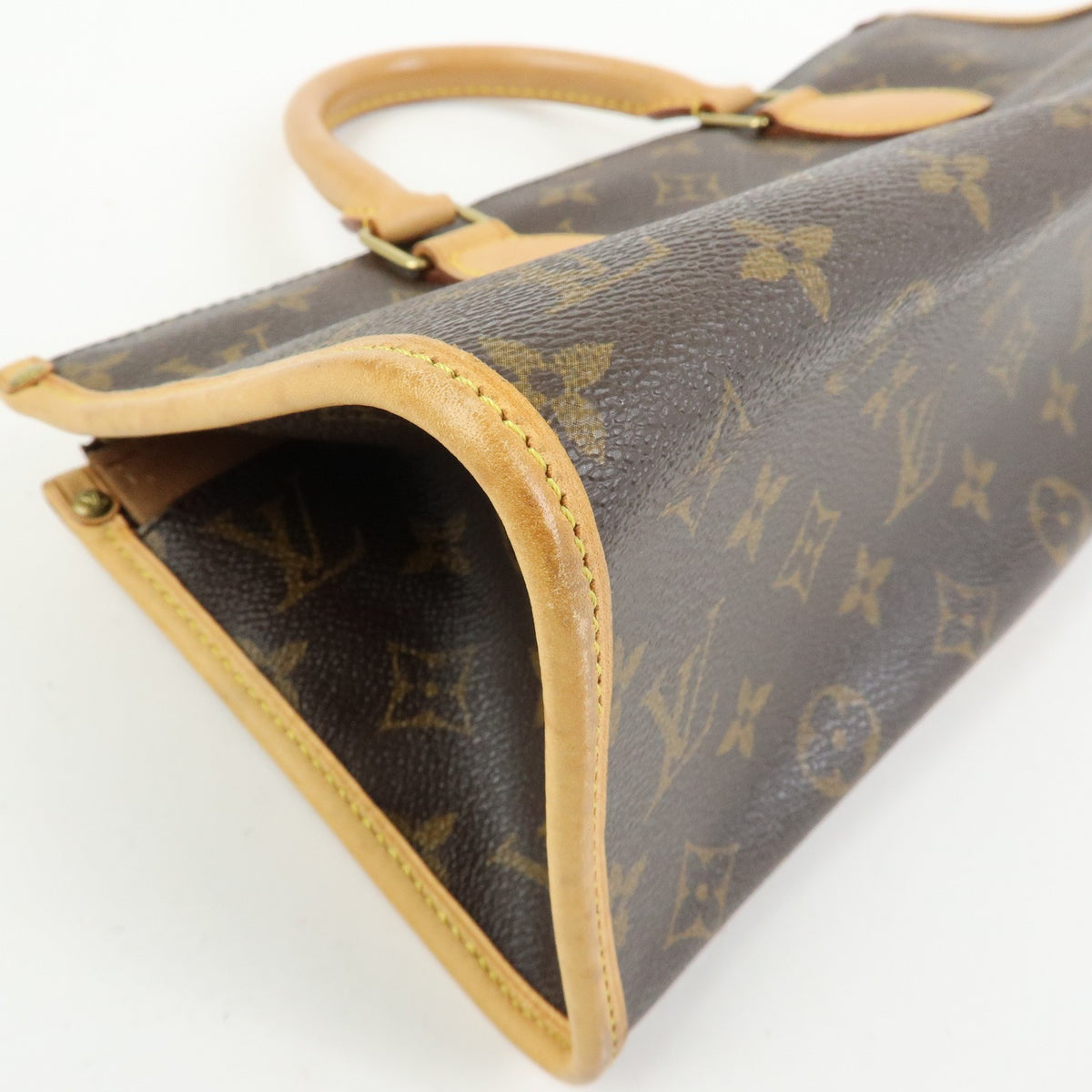 Louis Vuitton Popincourt Handle Monogram Canvas, Brown, Canvas, Handbag