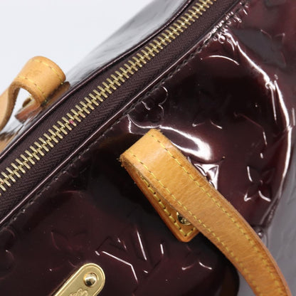 Louis Vuitton Bellevue Monogram Vernis, Burgundy, Patent Leather, Handbag