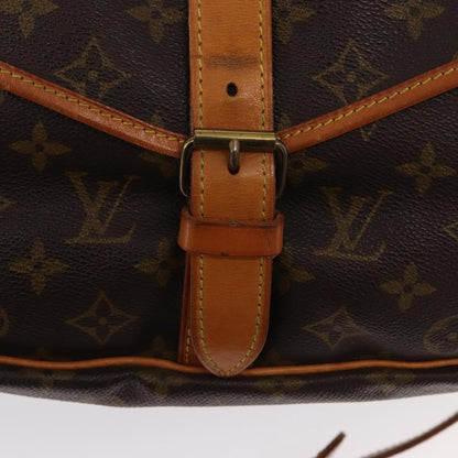 Louis Vuitton Saumur Monogram Canvas, Brown, Canvas, Shoulder Bag