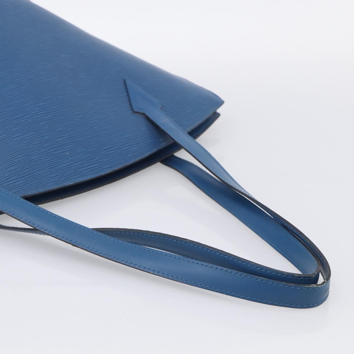 Louis Vuitton Saint Jacques Epi Leather, Blue, Leather, Handbag