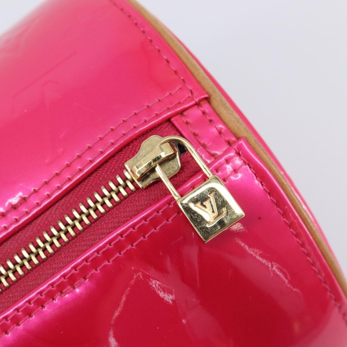 Louis Vuitton Bedford Monogram Vernis, Pink, Patent Leather, Handbag