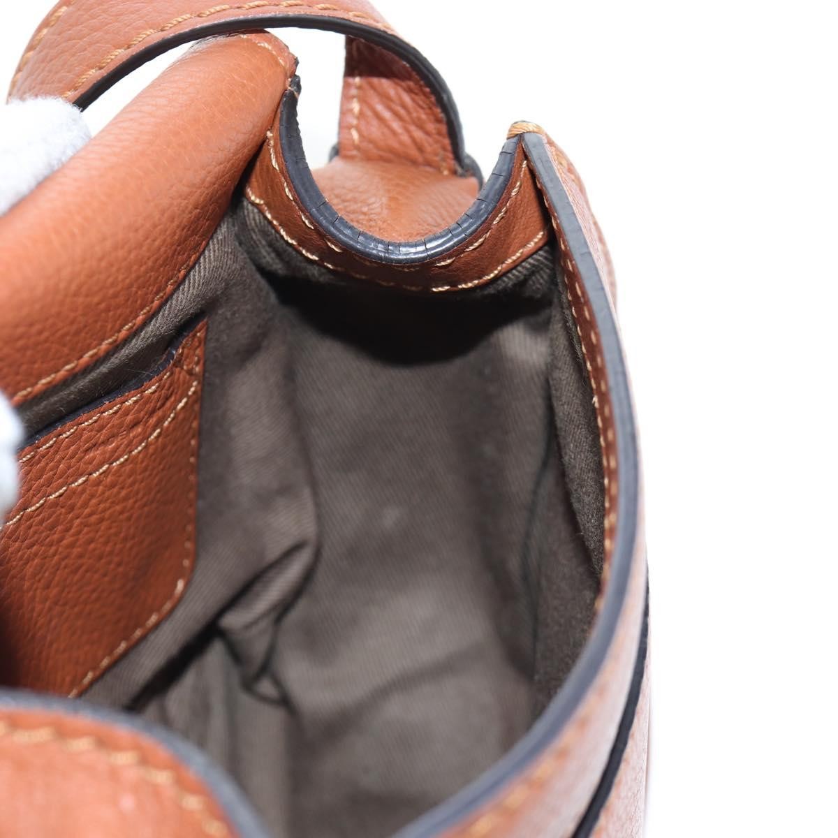 Chloe Marcie Leather, Brown, Leather, Crossbody Bag