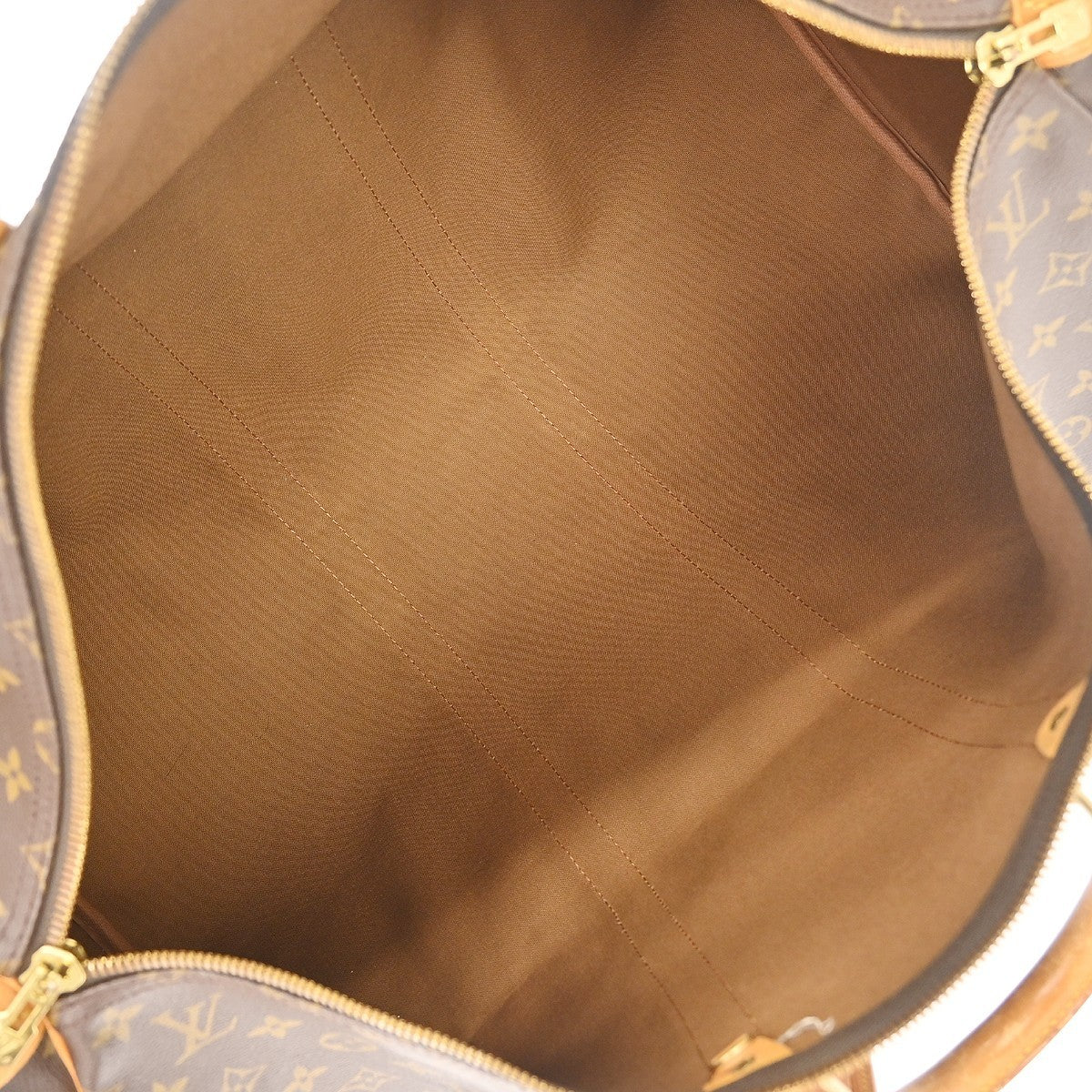 Louis Vuitton Keepall Monogram Canvas, Brown, Canvas, Travel Bag