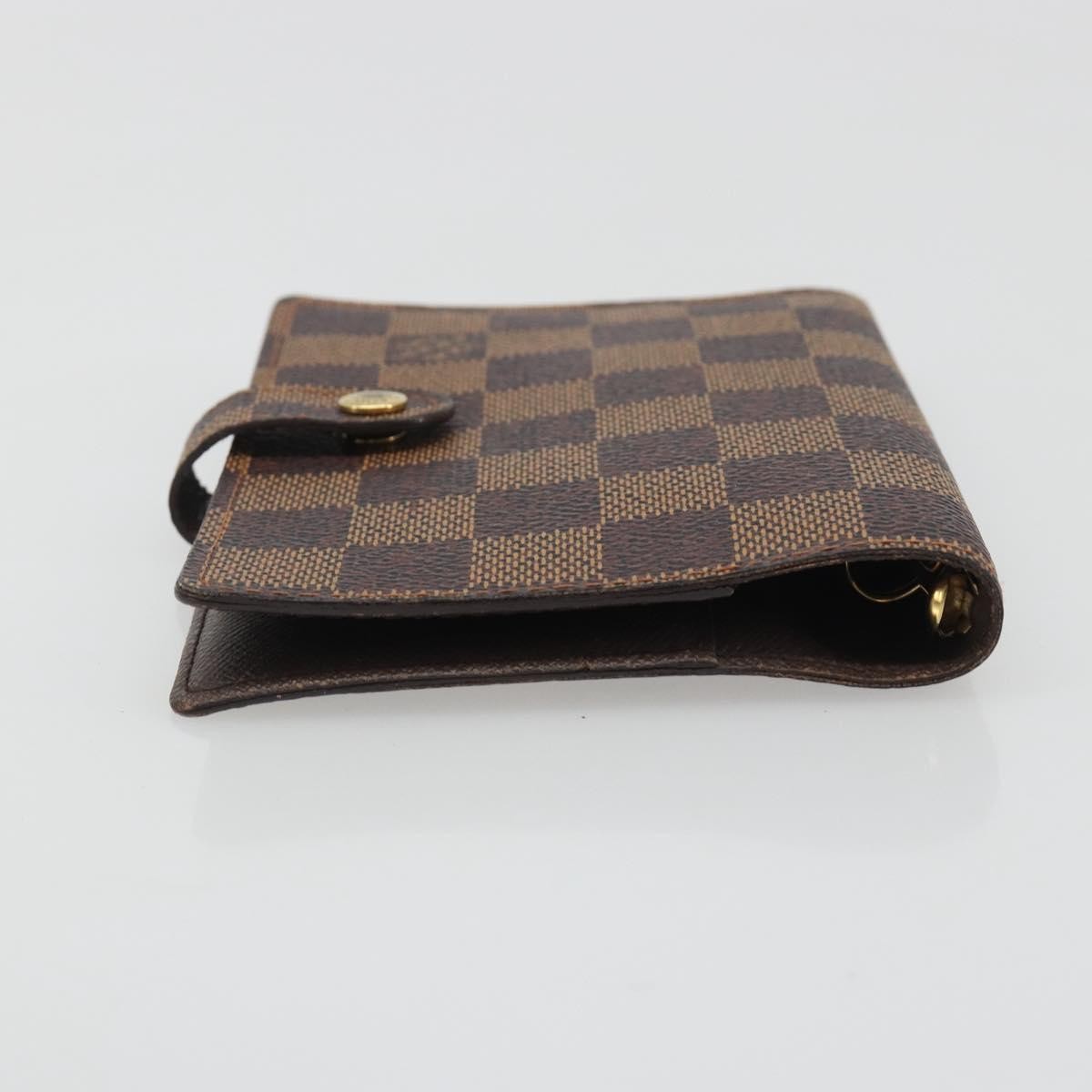 Louis Vuitton Ring Agenda Cover Damier, Brown, Canvas, Briefcase