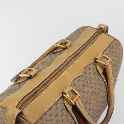 Gucci Boston Canvas, Beige, PVC, Travel Bag