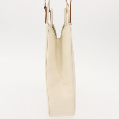 Salvatore Ferragamo Shoulder Leather, Ecru, Leather, Shoulder Bag