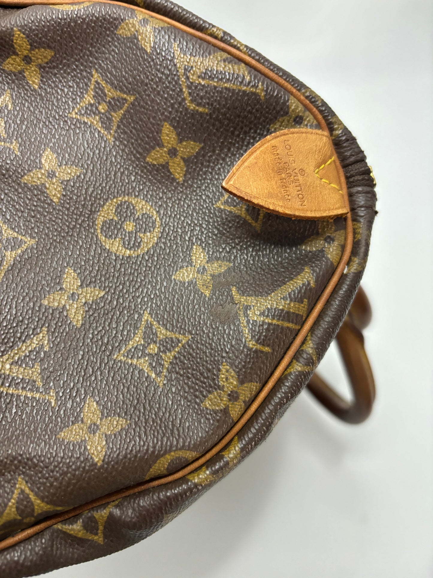 Louis Vuitton Speedy Monogram, Brown, Canvas, Handbag