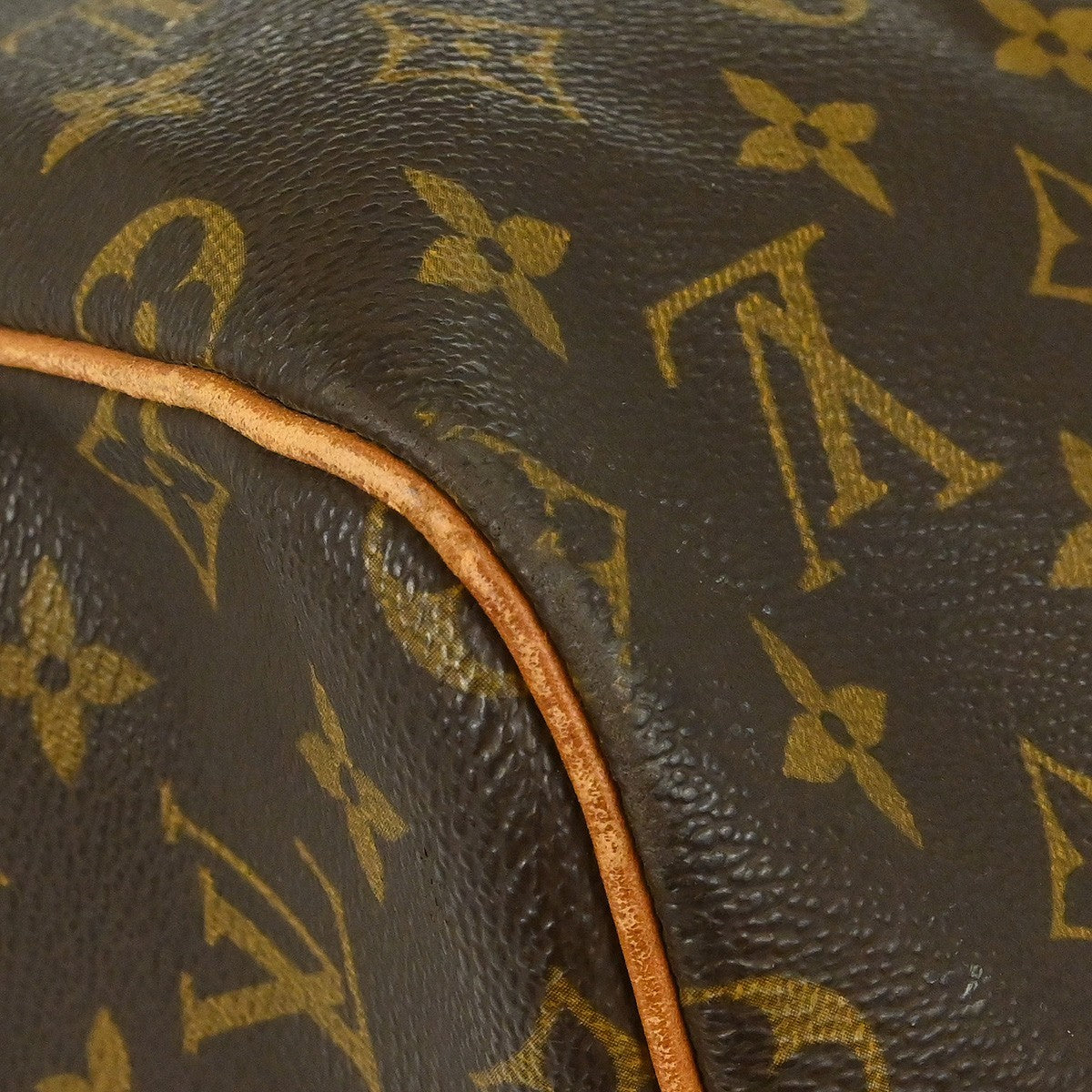 Louis Vuitton Keepall Monogram, Brown, Canvas, Travel Bag