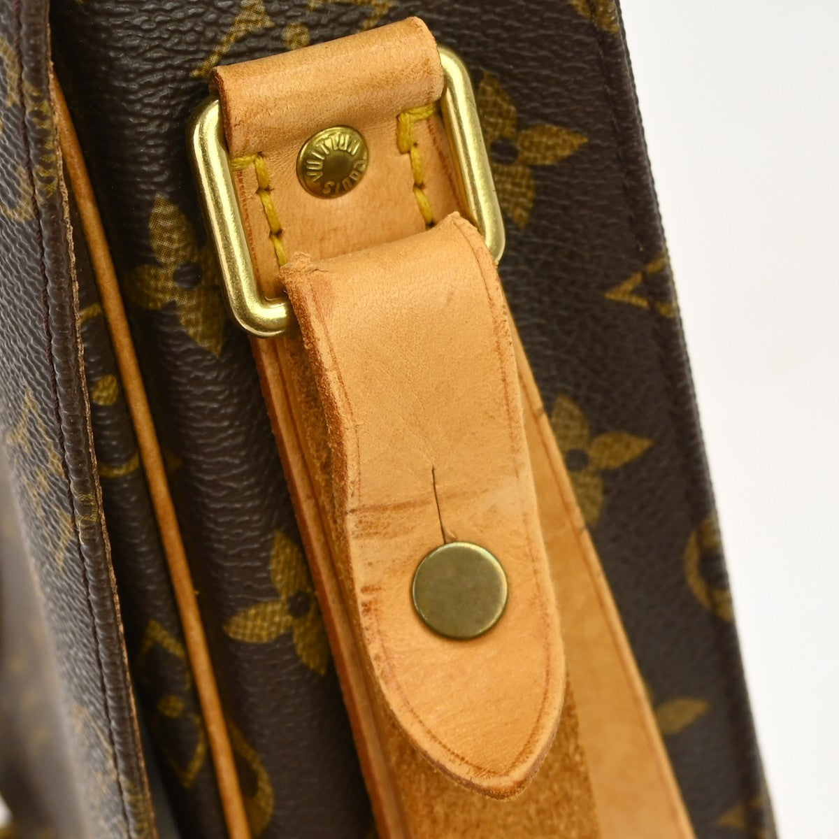 Louis Vuitton Cartouchiere Monogram, Brown, Canvas, Shoulder Bag