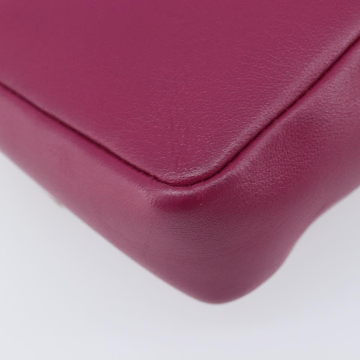 Fendi Be Baguette Flap Leather, Pink, Leather, Handbag