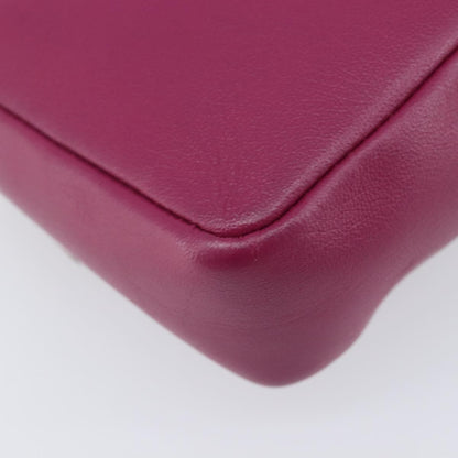 Fendi Be Baguette Flap Leather, Pink, Leather, Handbag