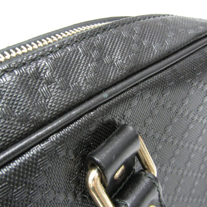 Gucci Bright Convertible Diamante Leather, Black, Leather, Briefcase