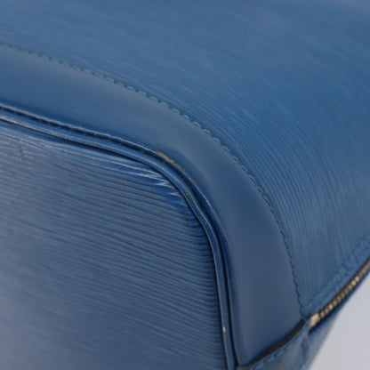 Louis Vuitton Alma Epi Leather, Blue, Leather, Handbag