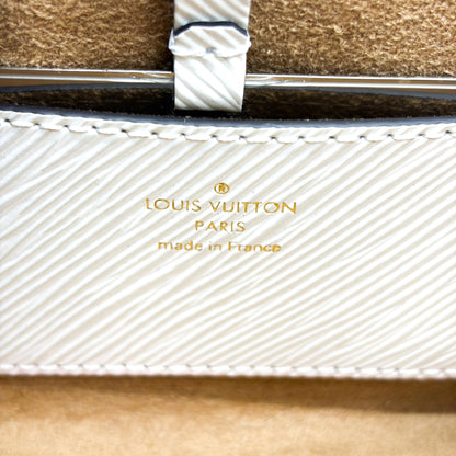 Louis Vuitton Twist Epi Leather, White, Leather, Shoulder Bag