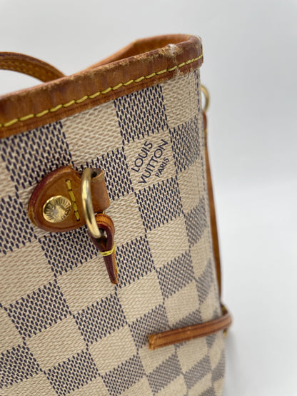 Louis Vuitton Neverfull Tote Damier, BLACK, CANVAS, Tote bag