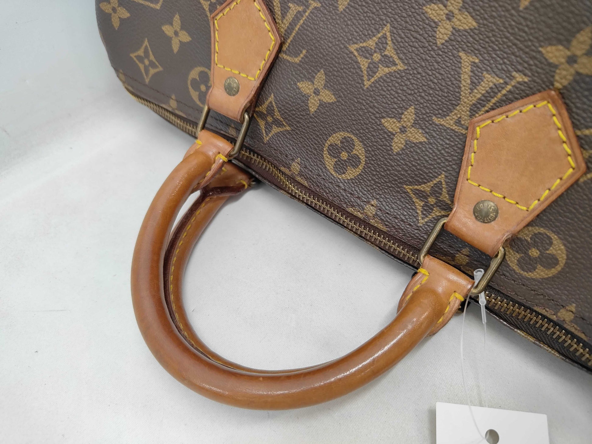Louis Vuitton Speedy Monogram, Brown, Canvas, Handbag