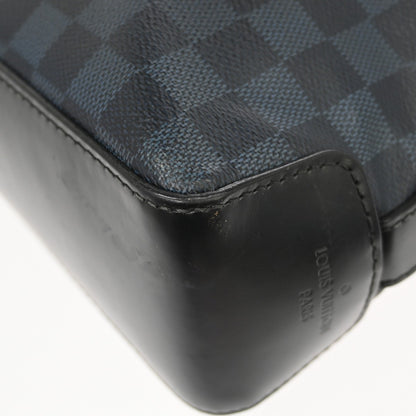 Louis Vuitton Greenwich Messenger Damier Cobalt, Black, Canvas, Shoulder Bag