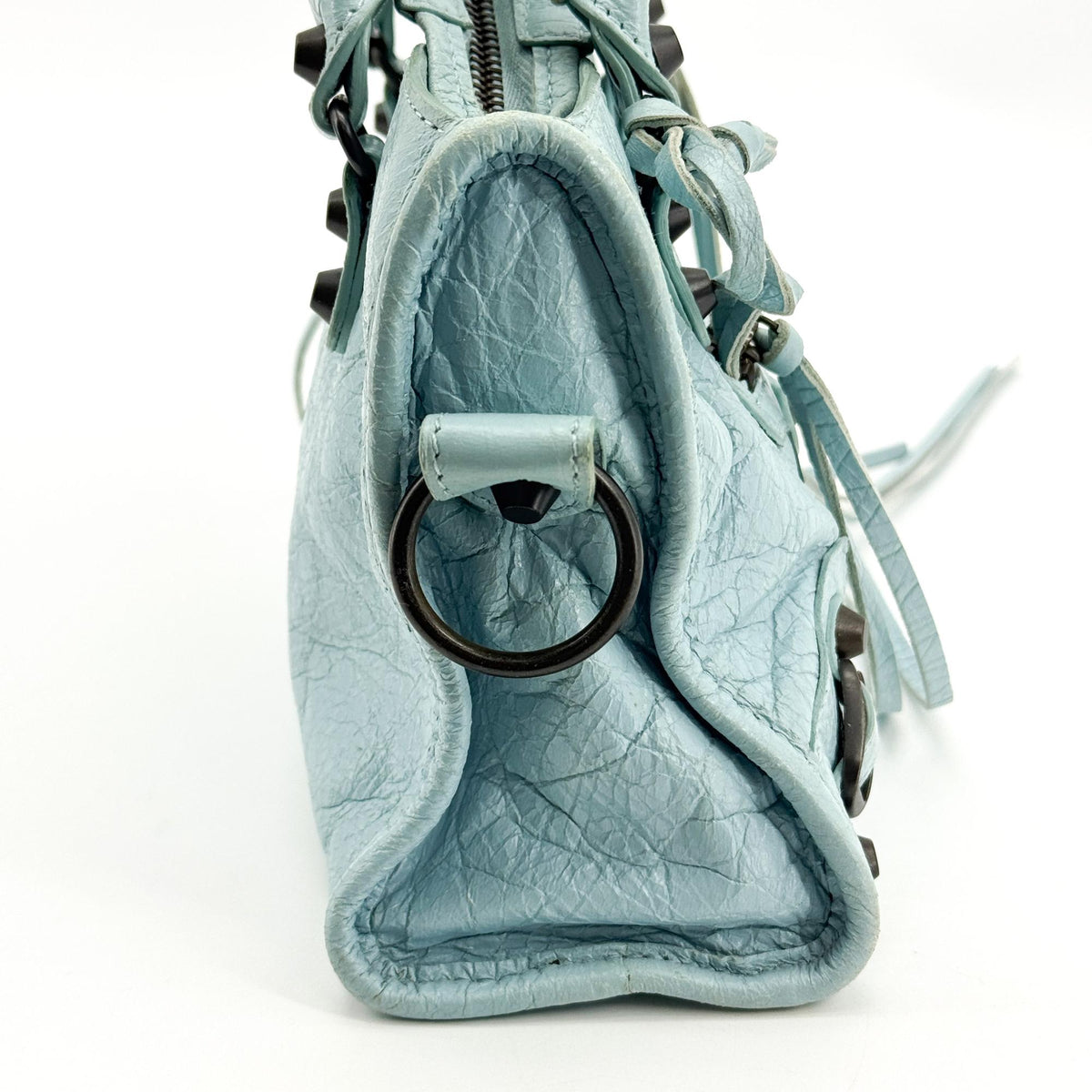 Balenciaga City Leather, Blue, Other, Handbag