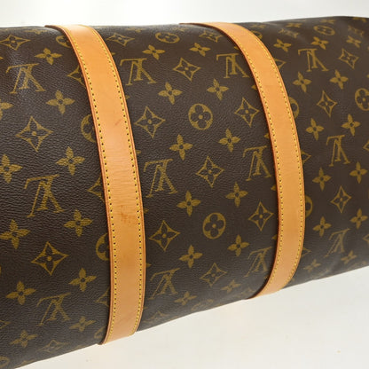 Louis Vuitton Keepall Monogram Canvas, Brown, Canvas, Travel Bag
