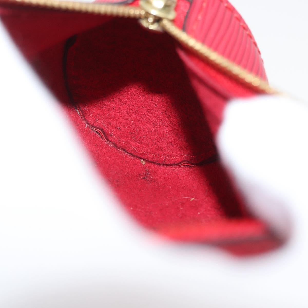 Louis Vuitton Soufflot Pochette Epi Leather, Red, Leather, Clutch