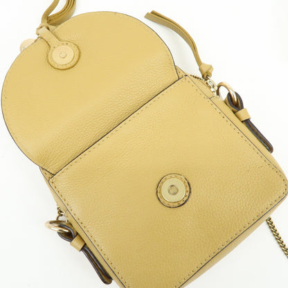 Chloe Vintage Leather, Beige, Leather, Shoulder Bag