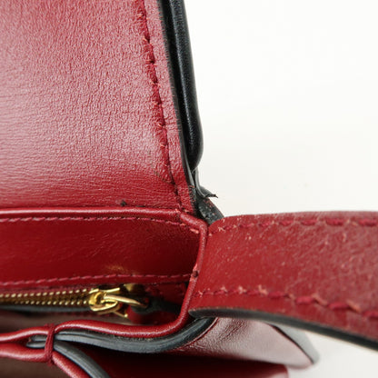 Gucci Arli Leather, Red, Leather, Shoulder Bag