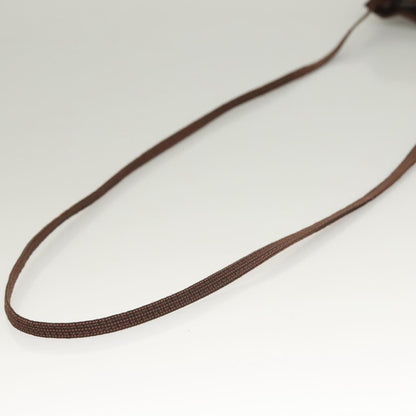 Hermes Herline Canvas, Brown, Canvas, Crossbody Bag