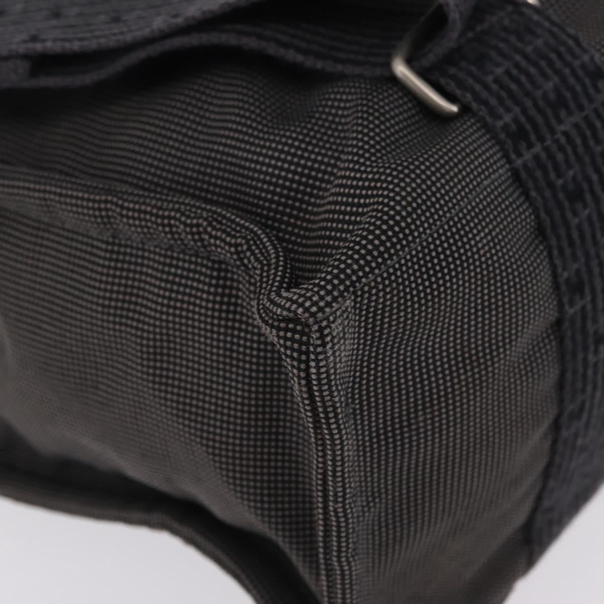 Hermes Herline Canvas, Gray, Canvas, Backpack