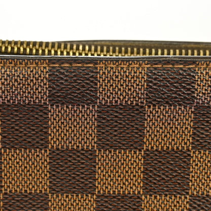 Louis Vuitton Pochette Saint Louis Damier Ebene, Brown, Canvas, Clutch