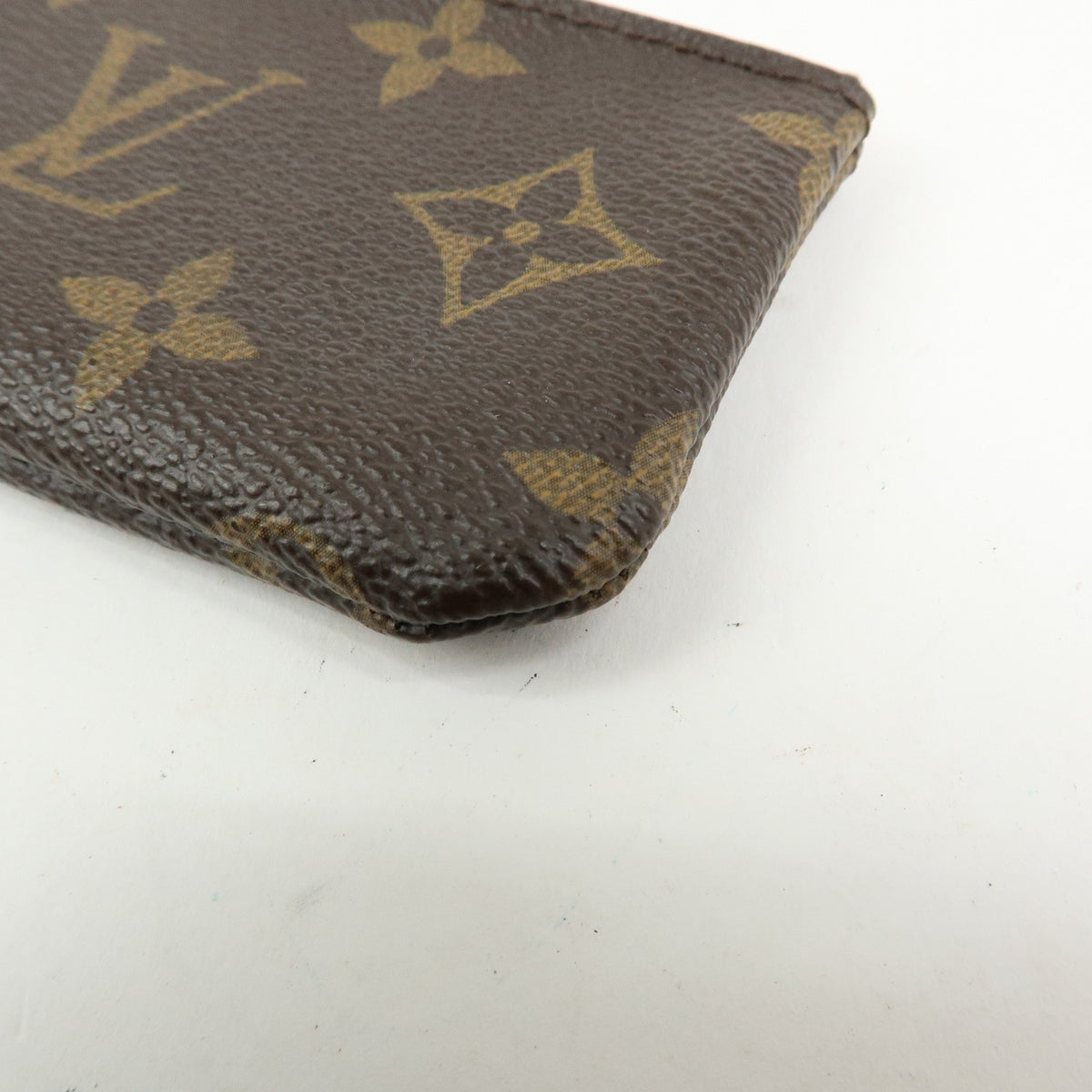 Louis Vuitton Key Monogram Canvas, Brown, Canvas, Clutch