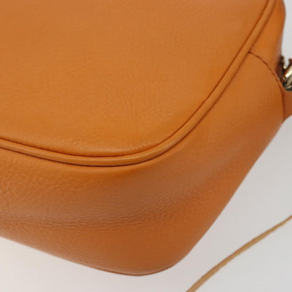 Gucci Soho Disco Leather, Orange, Leather, Shoulder Bag