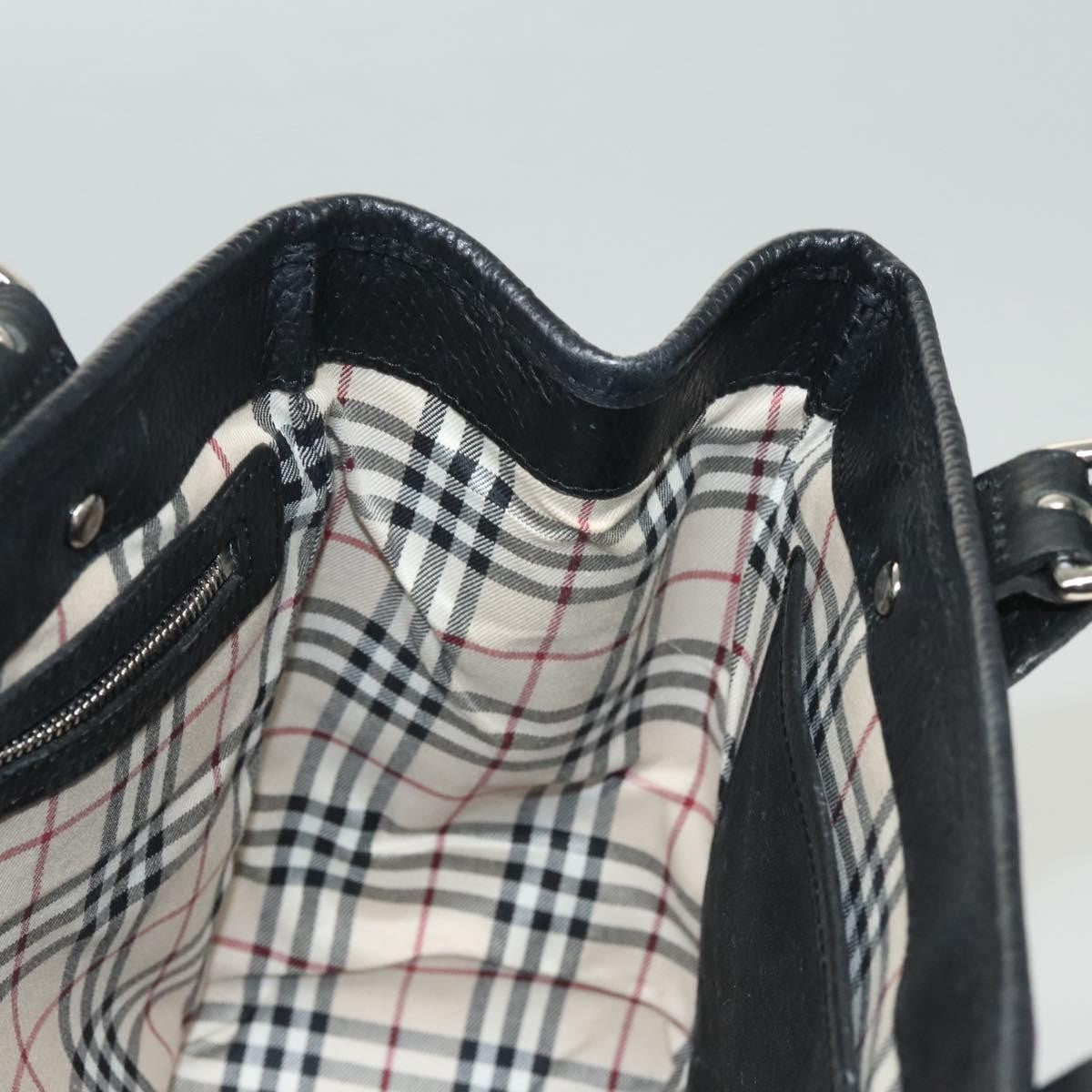Burberry Vintage Leather, Black, Leather, Handbag