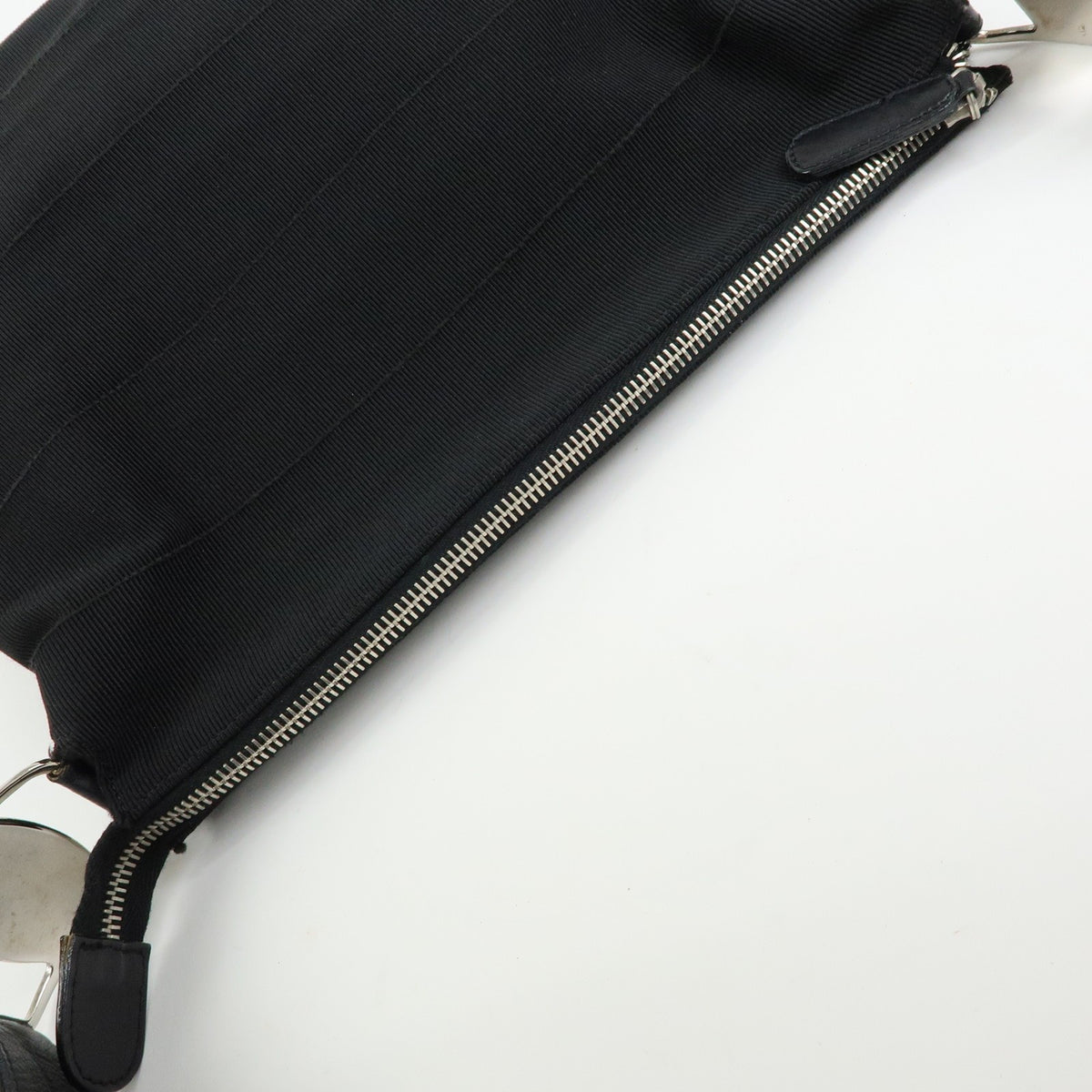 Salvatore Ferragamo Vara Leather, Black, Canvas, Tote Bag