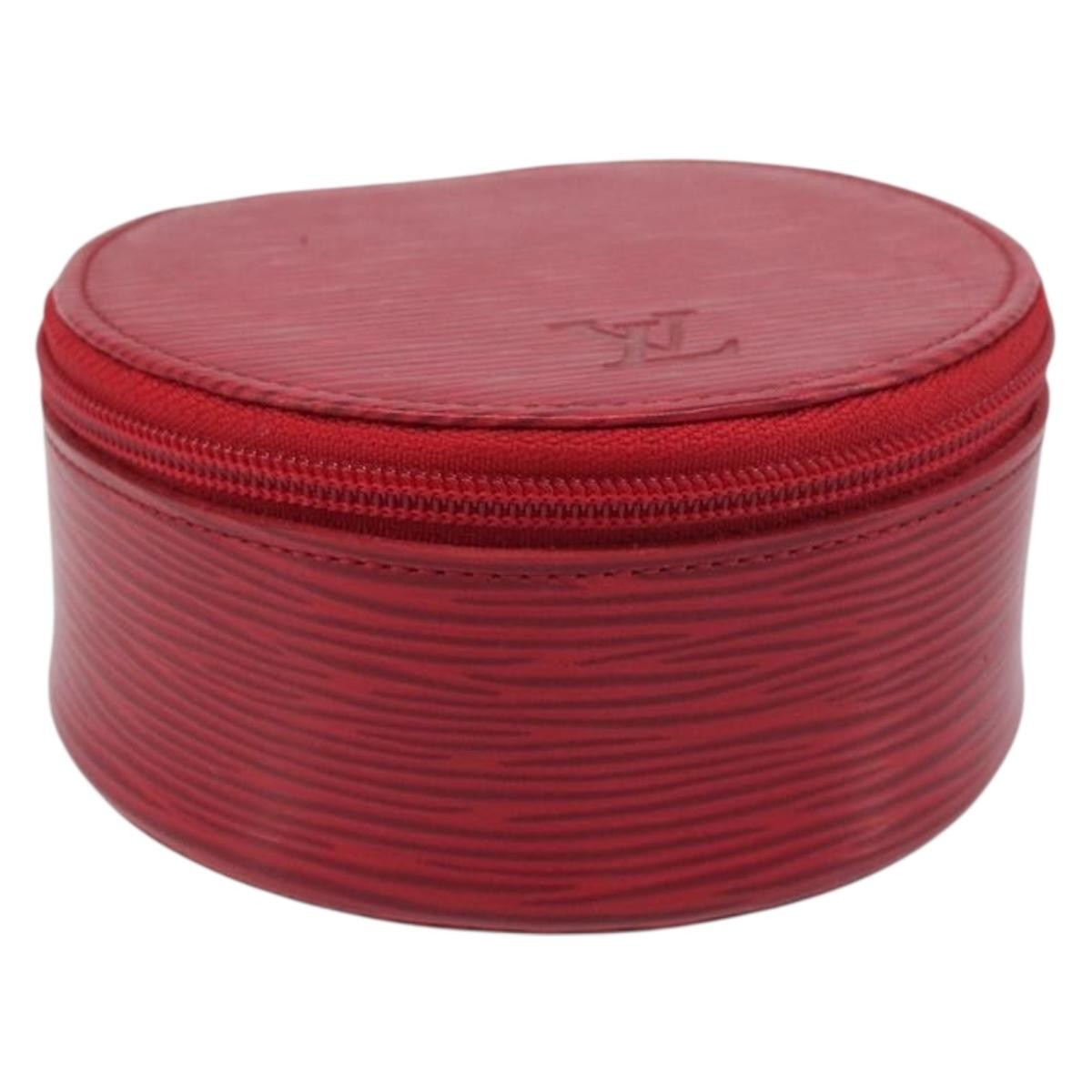 Louis Vuitton Ecrin Bijoux Epi Leather, Red, Leather, Jewelry Set