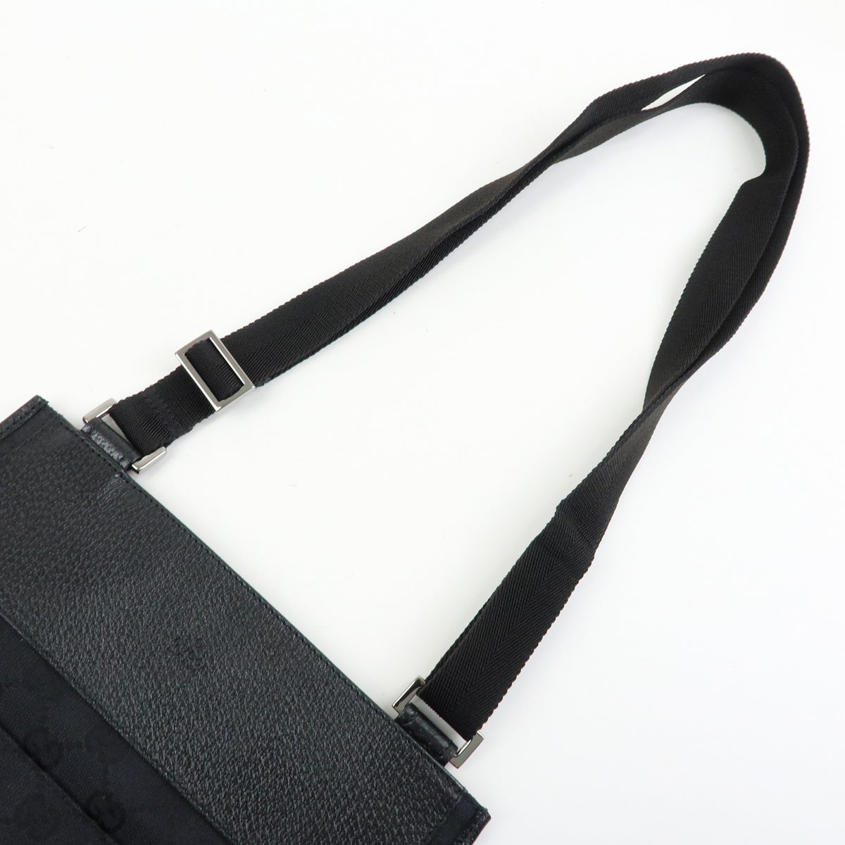Gucci Shoulder Canvas, Black, Canvas, Shoulder Bag