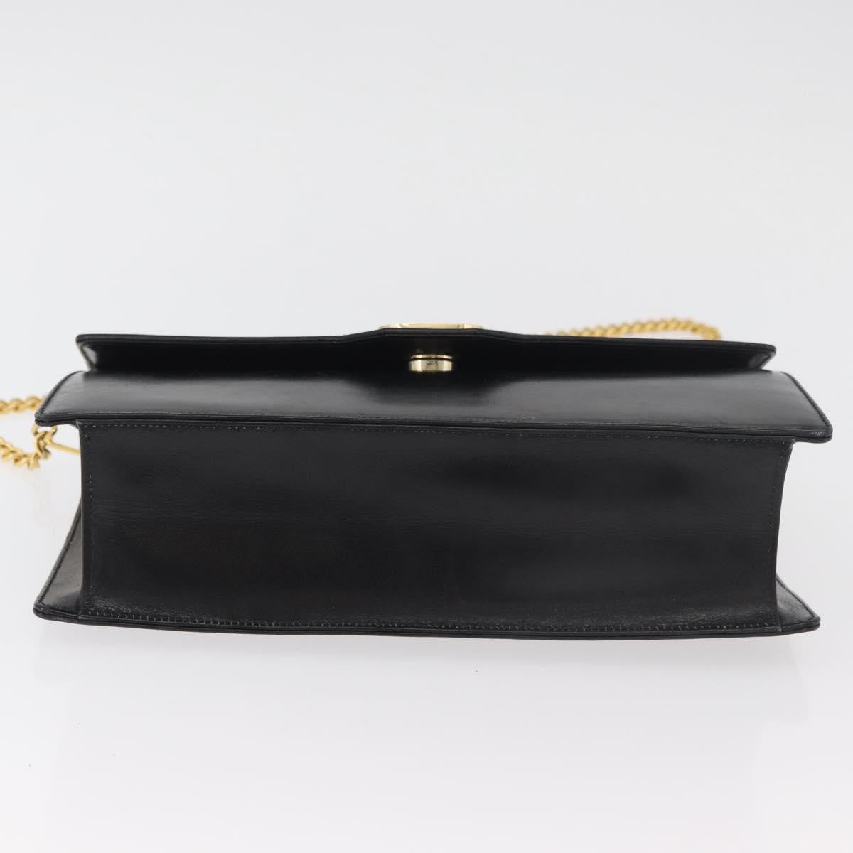 Gucci Shoulder Leather, Black, Leather, Shoulder Bag