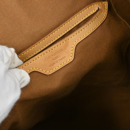 Louis Vuitton Vintage Montsouris Monogram Canvas, Brown, Canvas, Backpack
