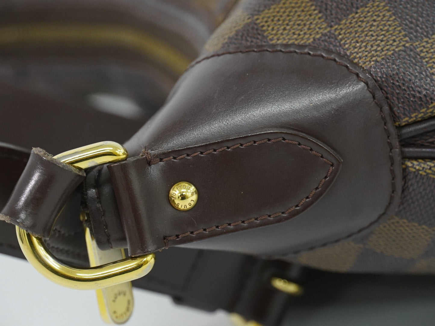 Louis Vuitton Thames Damier Ebene, Brown, Canvas, Shoulder Bag