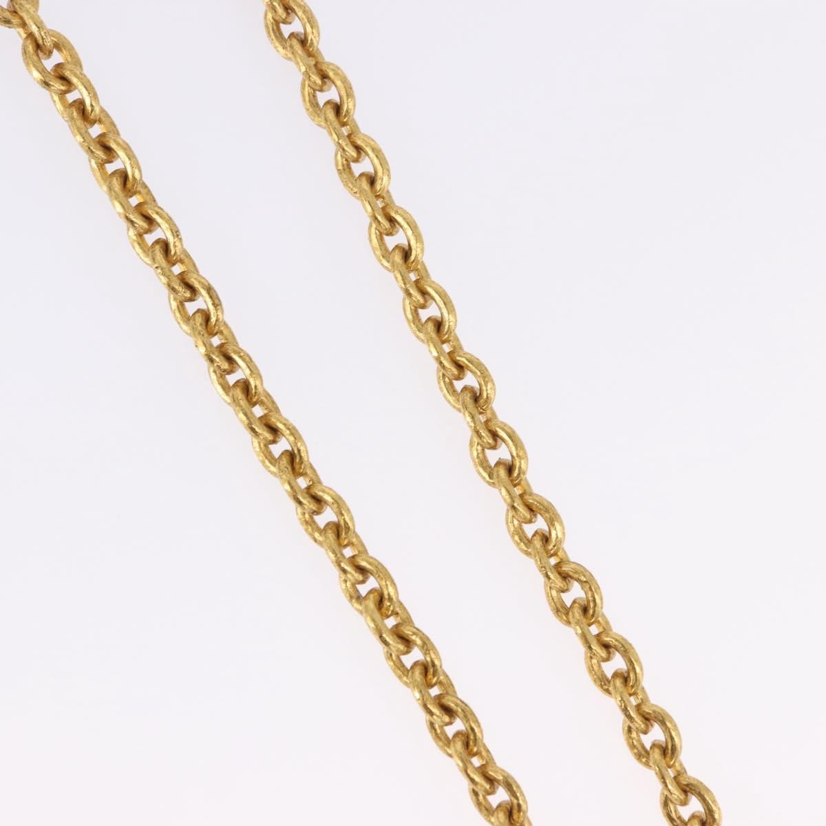 Chanel Vintage Triple CC Chain Metal, Gold, Metal, Necklace