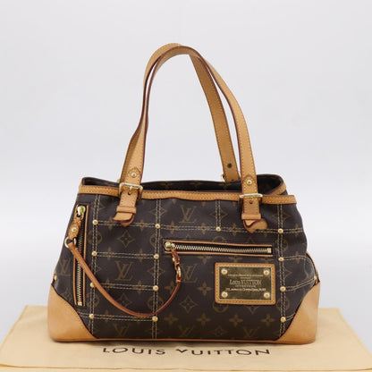 Louis Vuitton Riveting Monogram Canvas, Brown, Canvas, Shoulder Bag