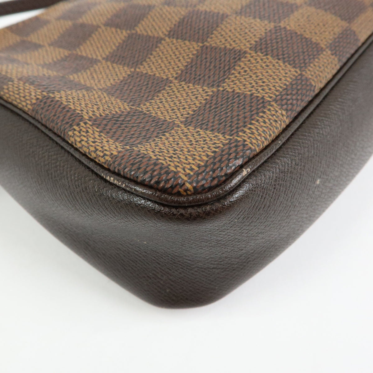 Louis Vuitton Trousse Make Up Damier, Brown, Canvas, Clutch